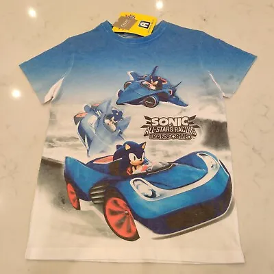 Buy Next Boys Sonic The Hedgehog T-Shirt Age 9 • 3.50£