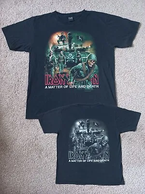 Buy Vintage Iron Maiden Matter Of Life And Death T-Shirt - Size L - Heavy Metal  • 14.99£