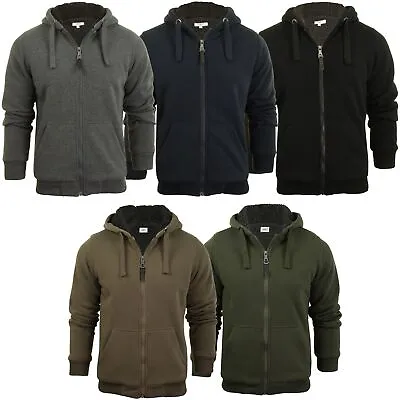 Buy Xact Mens Hoodie Heavy Sherpa Lined Jacket • 29.99£