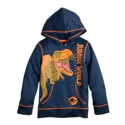 Buy Jurassic World: Dominion T-Rex Fleece Active Graphic Hoodie SIZE 4 NWT • 20.47£