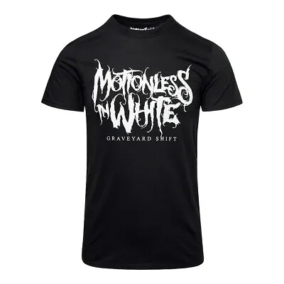 Buy Official Motionless In White Graveyard Shift T Shirt (Black) • 19.99£