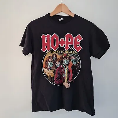 Buy HOPE Highway To Health Tour Tshirt Black Womens Festival AC/DC Parody Sz 10 - 12 • 9.99£