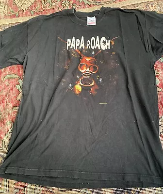 Buy Vintage 90s Papa Roach Tour T-Shirt  XL Nu Metal Metallica Pearl Jam • 56.51£
