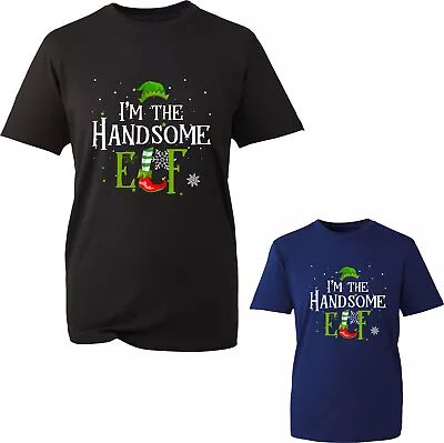 Buy I'm The Handsome Elf T-Shirt Christmas Elf Outfit Xmas Holidays Party Gift Top • 12.99£