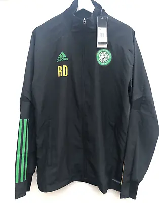 Buy CELTIC Football Jacket 2020/21 Adidas Black Full Zip RD Training Mens Small S • 24.95£