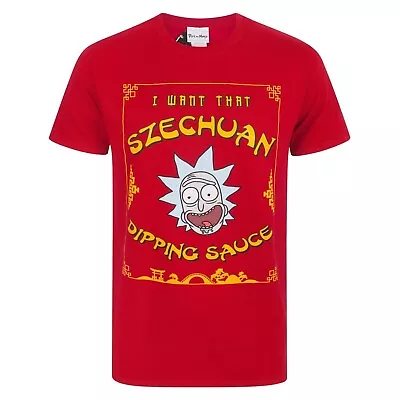 Buy Rick And Morty Mens Szechuan Dipping Sauce T-Shirt NS4423 • 14.39£
