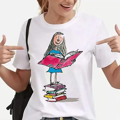 Buy Book Day 2024 MATILDA Kids Tshirt Girls School Costume Women Gift T-Shirt • 10.99£