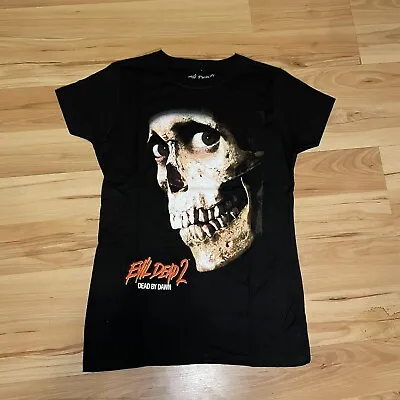 Buy 2015 Rock Rebel  Evil Dead 2 Dead By Dawn  T-Shirt Short Sleeve Black Sz M • 6.08£