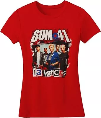 Buy Sum 41 Band Photo Shirt Womens/Juniors - Sum41  - NEW • 28.42£