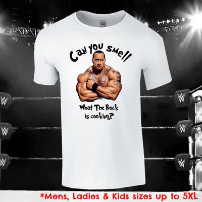Buy The Rock Dwayne Johnson Fan T-shirt Unofficial Mens Ladies Kids Wrestling • 9.99£