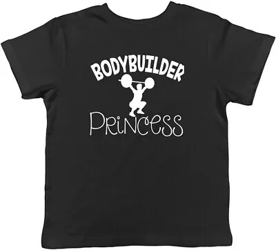 Buy Bodybuilder Princess Childrens Kids T-Shirt Boys Girls • 5.99£