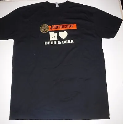 Buy Jagermeister T-Shirt - UT Loves Deer & Beer - X-Large - Mens • 15.17£