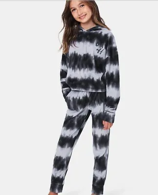 Buy NWT 7 8 JUSTICE Tie Dye Pajamas Easter Christmas Spring Winter Loungewear Hoodie • 18.57£