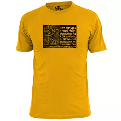 Buy Mens Joy Division Scritti Politti Gig Poster Inspired T Shirt Post Punk Indie • 10.99£