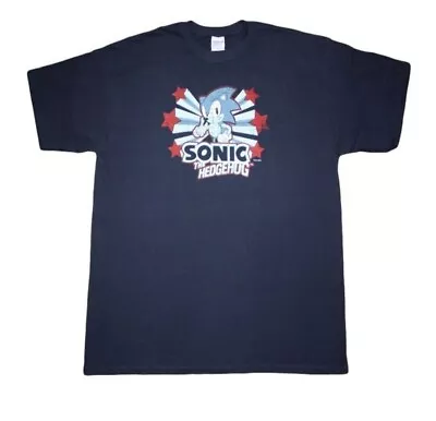 Buy Sonic The Hedgehog - Stars - Men's Size XL  T Shirts • 10.99£