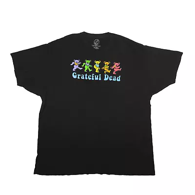 Buy GRATEFUL DEAD Band T-Shirt Black Short Sleeve Mens 2XL • 53.99£