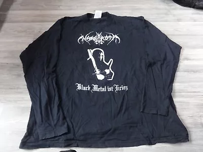 Buy Nargaroth Old Rar Vintage LS Shirt Black Metal Mütiilation Horna Tsjuder Xasthur • 61.77£