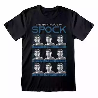 Buy ** Star Trek – Many Moods Of Spock T-shirt Official Licensed  ** • 16£