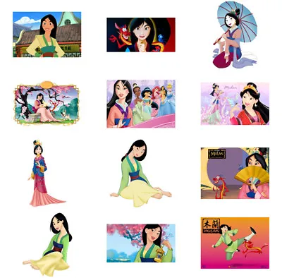 Buy Mulan Characters , Iron On T Shirt Transfer. Choose Image And Size • 2.92£