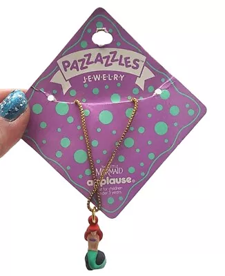 Buy Vtg 90s Disney Applause Little Mermaid Ariel Charm Necklace Pazzazzles Jewelry  • 7.70£
