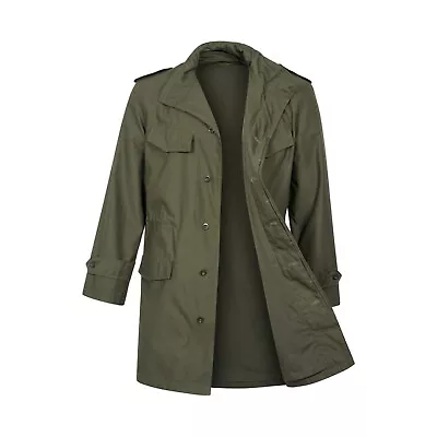 Buy Army Jacket Original Military Trench Coat Belgian Parka Rain Water Resistant • 53.19£