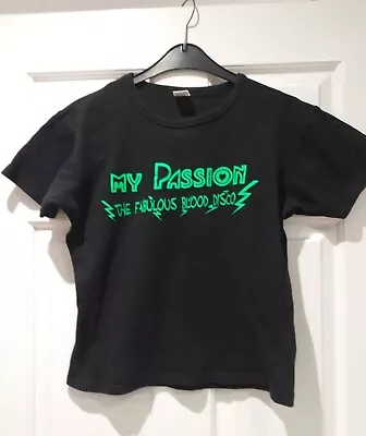 Buy 00s Y2K Emo Scene Graphic My Passion Black Green Band Baby Tshirt Ladies Medium • 7.99£