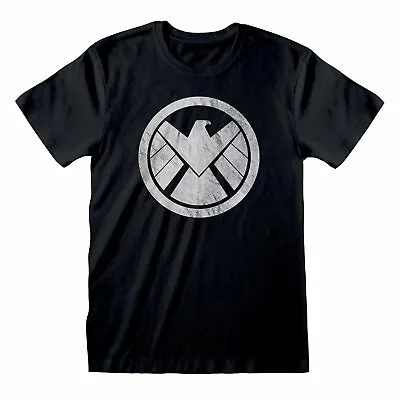 Buy Marvel Avengers Assemble Shield Logo Mens T-shirt • 13.99£