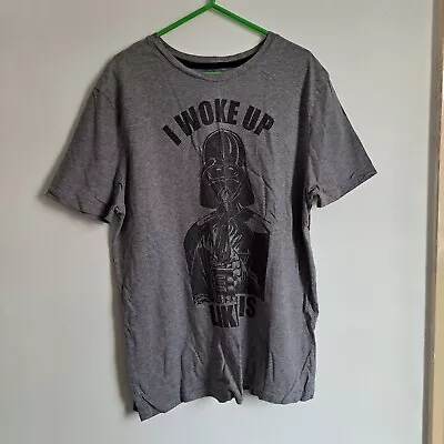 Buy Star Wars Darth Vader 'I Woke Up Like This' T Shirt Mens Unisex Size Large VGC • 8.99£