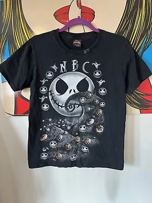 Buy Nightmare Before Christmas T-shirt Front & Back Print Small  • 8£