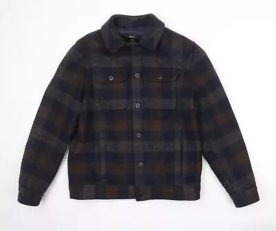 Buy Marks And Spencer Mens Multicoloured Check Jacket Size M Button • 18.25£