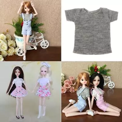Buy Fashion 1/6 Girl Doll  T-shirts Outfits   Up Clothing Kids Toys • 5.72£