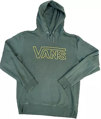 Buy Vans Vintage Green Jumper Sweater Pullover Men's Hoodie Size M • 18.33£