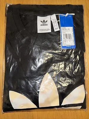 Buy Adidas Originals Camo Infill Trefoil Short Sleeve Shirt Black GN1856 • 16.99£