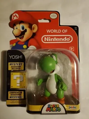 Buy World Of Nintendo Yoshi Figure (Brand New, Licensed Mario Merch) • 11.99£