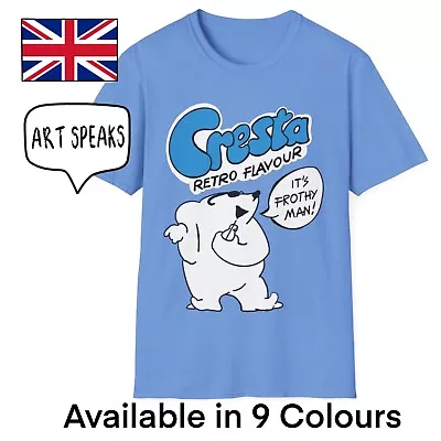 Buy Cresta Polar Bear  Retro T-Shirt Men Unisex 70s 80s UK Snack Nostalgia Drink Can • 15.99£