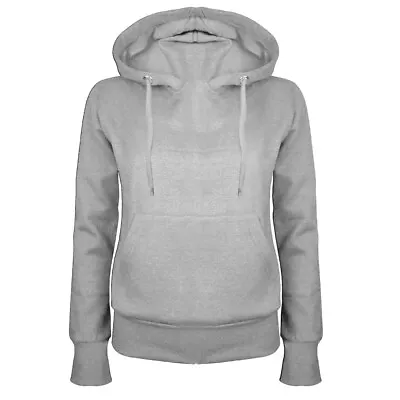 Buy Ladies Womens Fleece Hoodie Pullover Jumper Hooded Top Sweatshirt Casual Hoodies • 13.29£