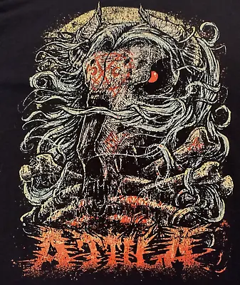Buy Attila Shirt Medium Small Korn Suicide Silence Metal Band Tour Girls T-shirt • 13.20£