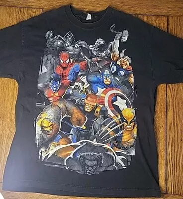 Buy Marvel Xmen Spiderman Avengers Vintage T-Shirt Size XXL • 9.95£