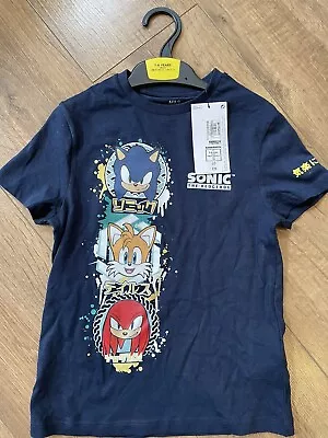 Buy Sonic The Hedgehog Boys T Shirt 7-8 NEW • 5£