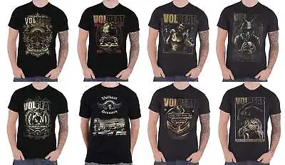 Buy Official Volbeat T Shirt Seal The Deal Denmark Graveyard Band Logo Mens New • 16.95£