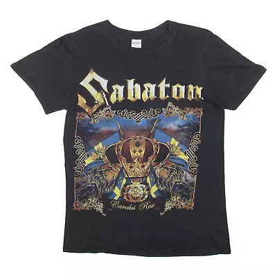 Buy GILDAN Sabaton Mens Band T-Shirt Black S • 39.99£