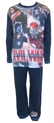 Buy Marvel Avengers Civil War Boy's Pyjamas • 6.99£