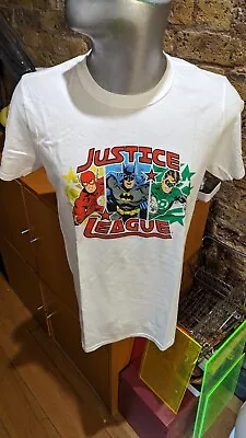 Buy Official Licensed JUSTICE LEAGUE T SHIRT SIZE SMALL • 4.95£