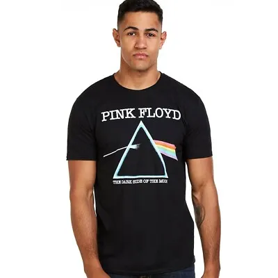 Buy Official Pink Floyd Mens Dark Side Of The Moon Cover T-Shirt Black S-XXL • 13.99£