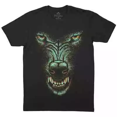 Buy Grey Wolf Mens T-Shirt Horror Wild Alpha Dog Hunter Grim Gothic E037 • 9.99£