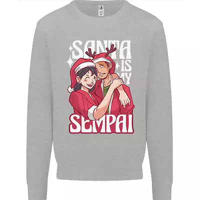 Buy Anime Santa Is My Sempai Funny Christmas Xmas Mens Sweatshirt Jumper • 15.99£