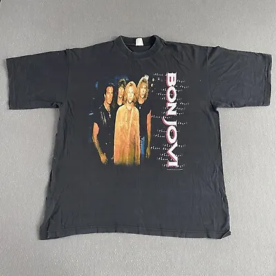 Buy BON JOVI T Shirt XL Extra Large Black Vintage 1996 These Days Tour Official • 35£
