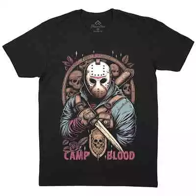 Buy Camp Blood Mens T-Shirt Horror Jason Friday 13Th Halloween Scary Fright Nig • 9.99£