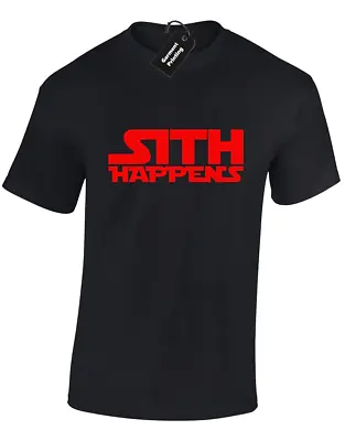 Buy Sith Happens Mens T Shirt Funny Star Trooper Design Storm Wars Jedi Top S - 5xl • 8.99£
