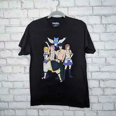 Buy Fairy Tail Anime T-shirt Medium Black TV Television Promo  • 14.17£